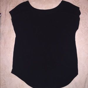 Black Round Neck T Shirt